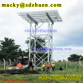 overhead 300m3 steel water tank and 18m steel structure for airport with cheap price